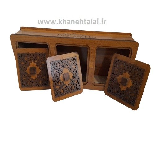 تیبگ پذیرایی 3خانه چوبی
