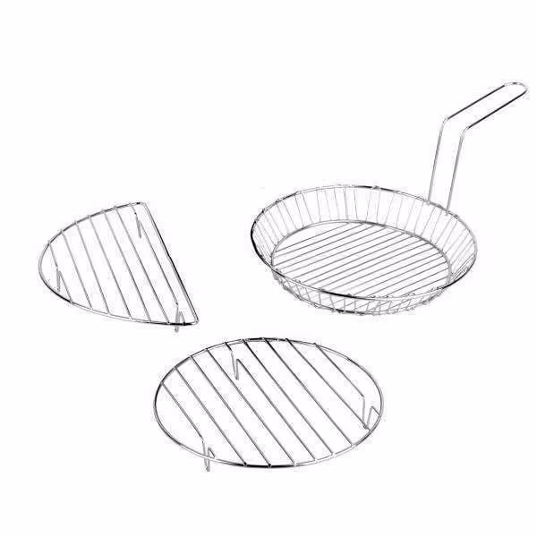 ست سرخ کن استیل 3 پارچه