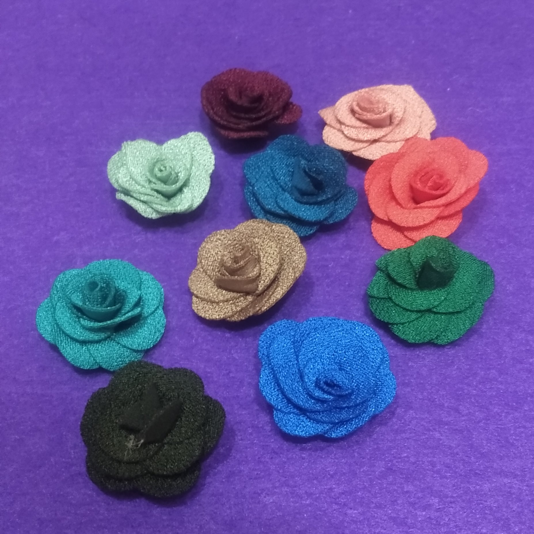 گل پارچه ای 1 بسته 10 عددی