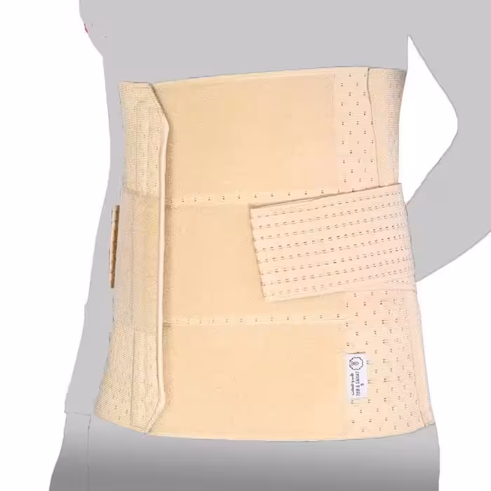 شکم بند لیپوساکشن طب و صنعت سایز ایکس لارج کرم رنگ
