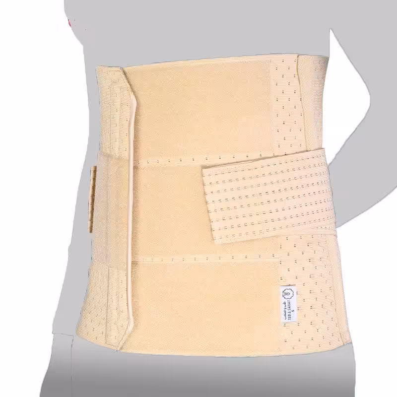 شکم بند لیپوساکشن طب و صنعت سایز ایکس لارج کرم رنگ