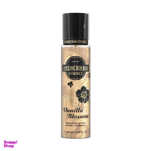 بادی اسپلش هیدرودرم (Hydroderm) مدل وانیلا حجم 200 میلی لیتر