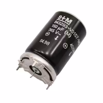 مجموعه 4 عددی خازن الکترولیتی صوتی 150uF / 385V مارک SIEMENS