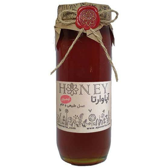 عسل کوهستان طبیعی و خام ساکارز 271(ظرف شیشه ای) ارسال رایگان