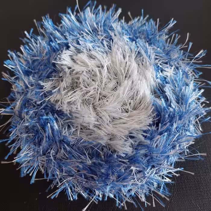 اسکاج بافتنی یوموش آبی طوسی مخصوص شست و شوی ظروف تفلون 