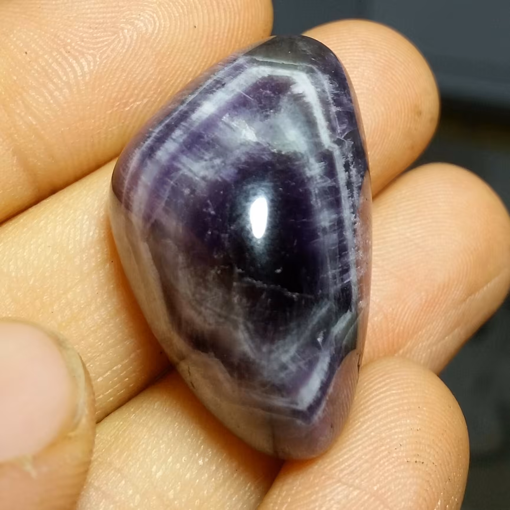 تامبلر سنگ آمیتیست آمیتیس آمتیس آماتیس لیس آگات تمام پولیش صد در صد طبیعی سرشار از انرژی کد 11266