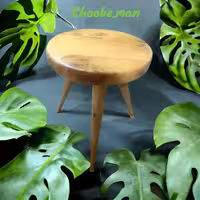 استند چوبی گلدان پایه خراطی، سه پایه 30-40