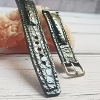 بند ساعت چرم طبیعی دستساز  کیفیت بالا برند چرم پلاس