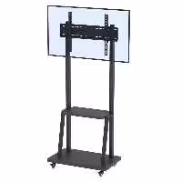 پایه چرخدار نمایشگر و تلویزیون از سایز های 40 تا 75 اینچ