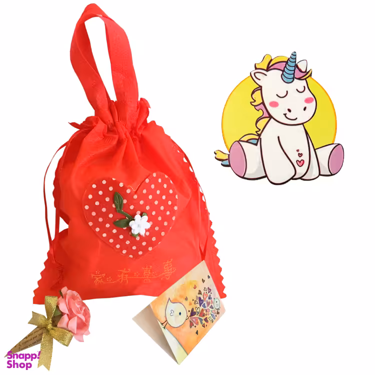 پک هدیه آینه جیبی طرح یونیکورن مجموعه 4 عددی