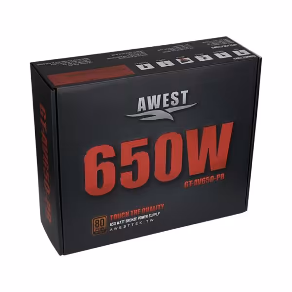 Power AWEST 650W GT-AV650-PB | پاور اوست سری برنز