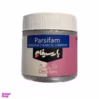 مادر رنگ پارسیفام (Parsifam) مدل دکوفام رنگ نقره‌ ای حجم 350 میلی لیتر