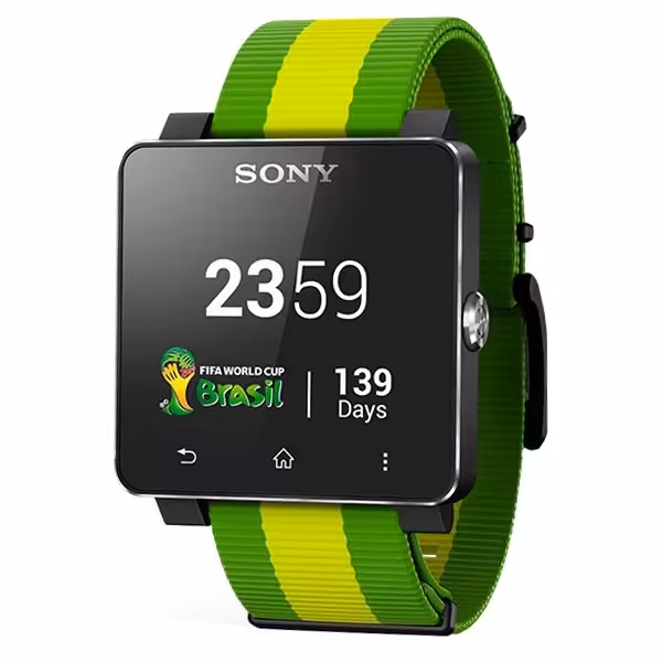 ساعت مچی هوشمند سونی مدل SW2 بند برزنتی