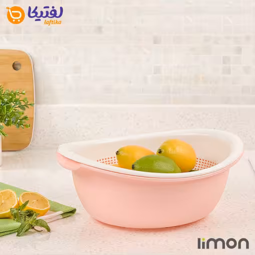 آبکش و لگن بیضی لیمون سایز 3 1993