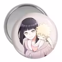 آینه جیبی خندالو مدل ناروتو و هیناتا انیمه بوروتو Boruto کد 13126