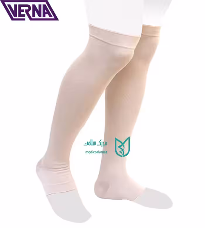 جوراب واریس ورنا با کفه بالای زانو کلاس 2 VERNA AF