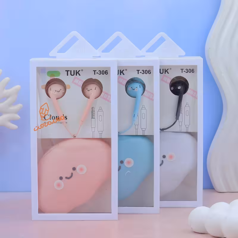 قیمت و خرید  هندزفری فانتزی طرح ابر T-306