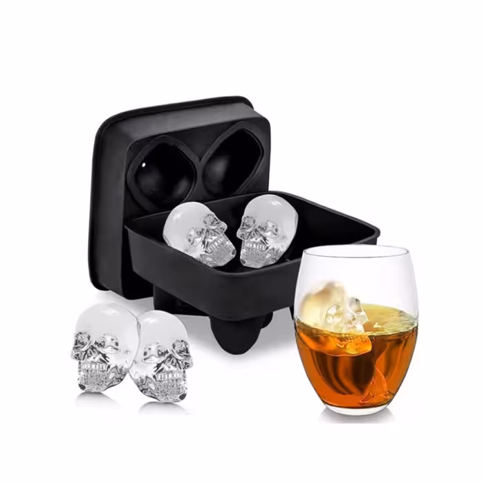 قالب یخ طرح اسکلت - قالب یخ طرح اسکلت پلاستیکی