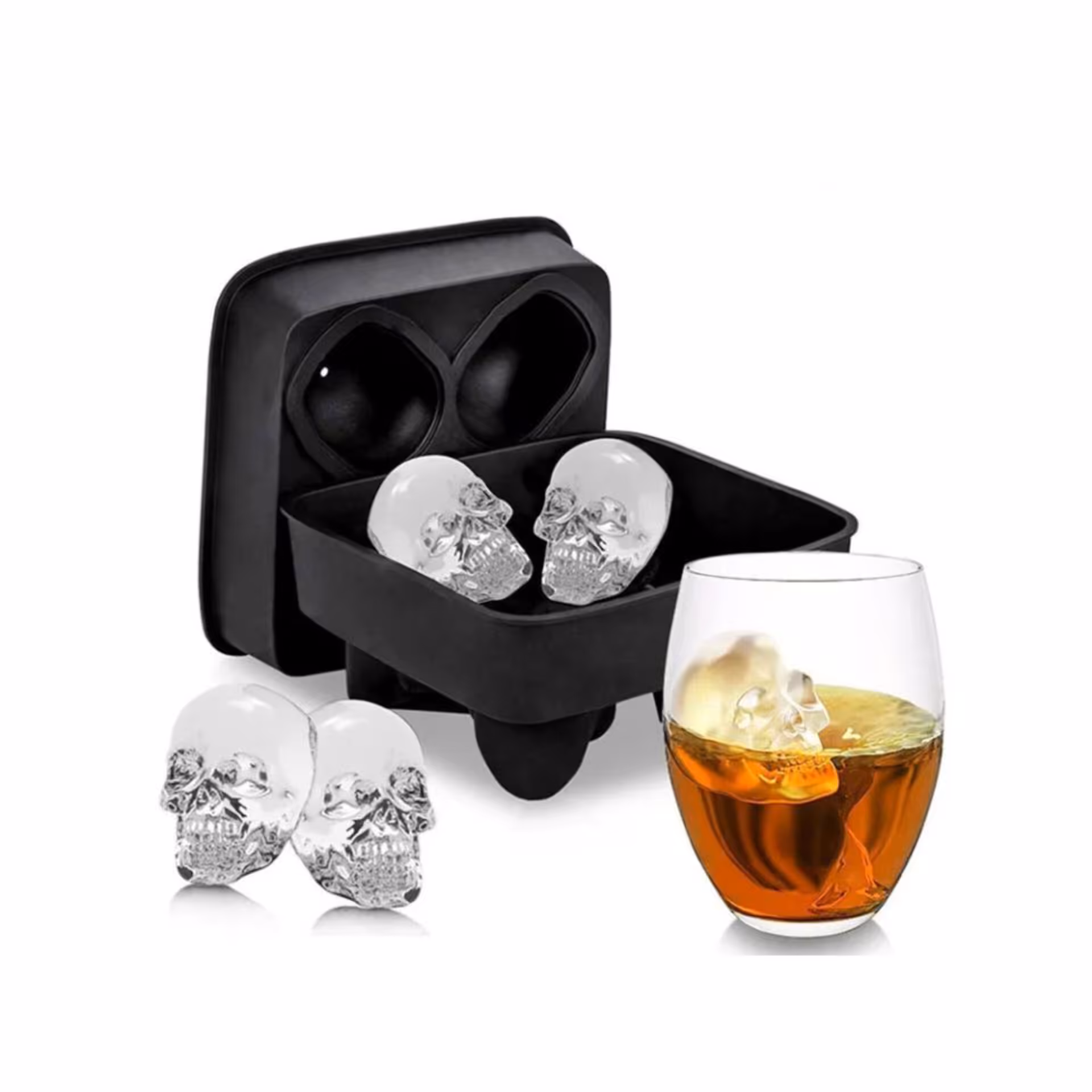 قالب یخ طرح اسکلت - قالب یخ طرح اسکلت پلاستیکی