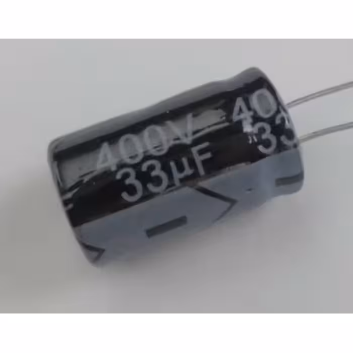 خازن الکترولیت 33 میکروفاراد 400 ولت (33mf 400v)