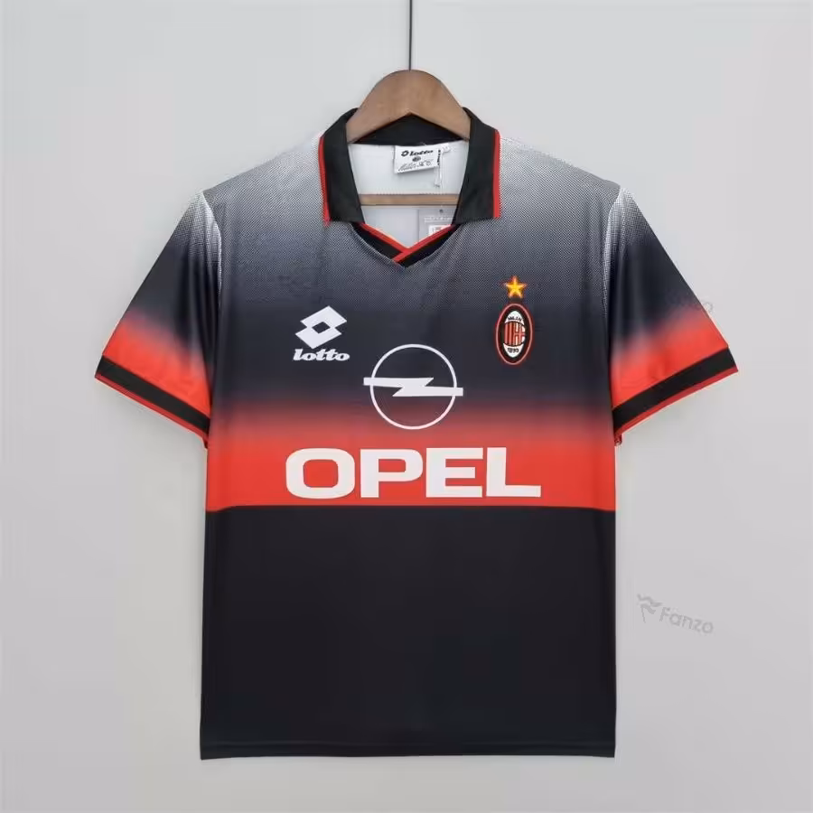 لباس کلاسیک تمرینی میلان 1996-1995 مشکی