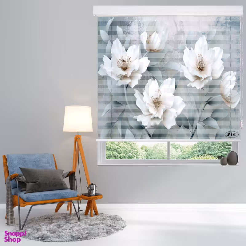 پرده زبرا زیو مدل 3D-1065 سایز 150x200 سانتی متر