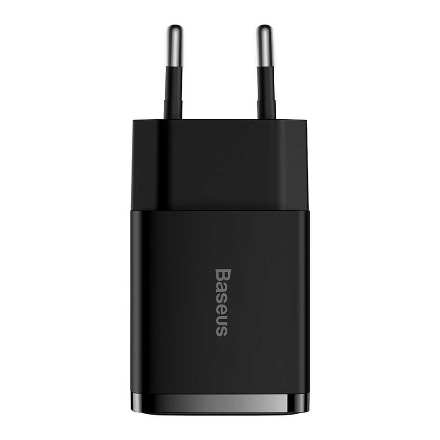 قیمت و خرید شارژر دیواری 2 پورت بیسوس مدل Compact CCXJ010201 10.5W | یاس ارتباط