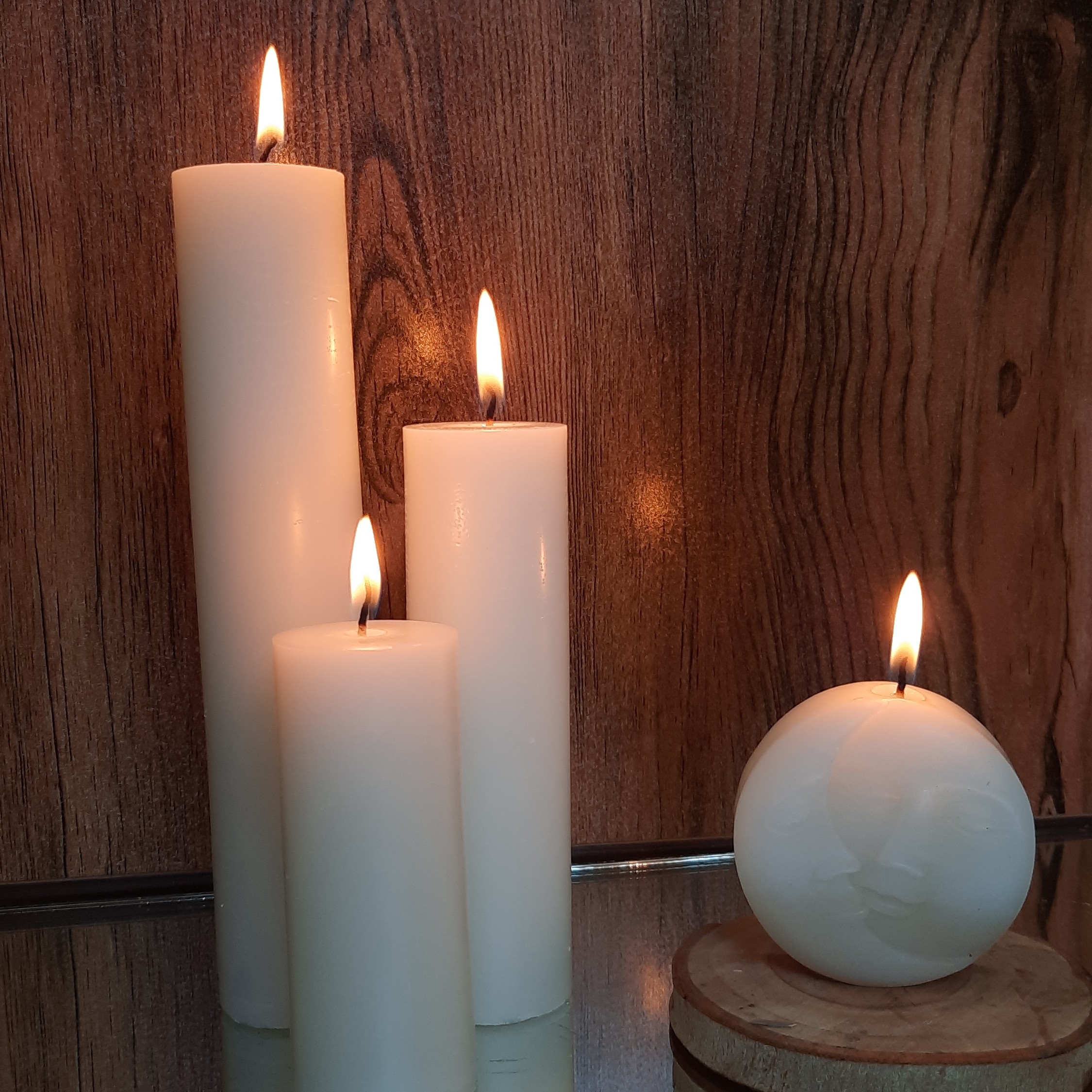 شمع استوانه سه تایی