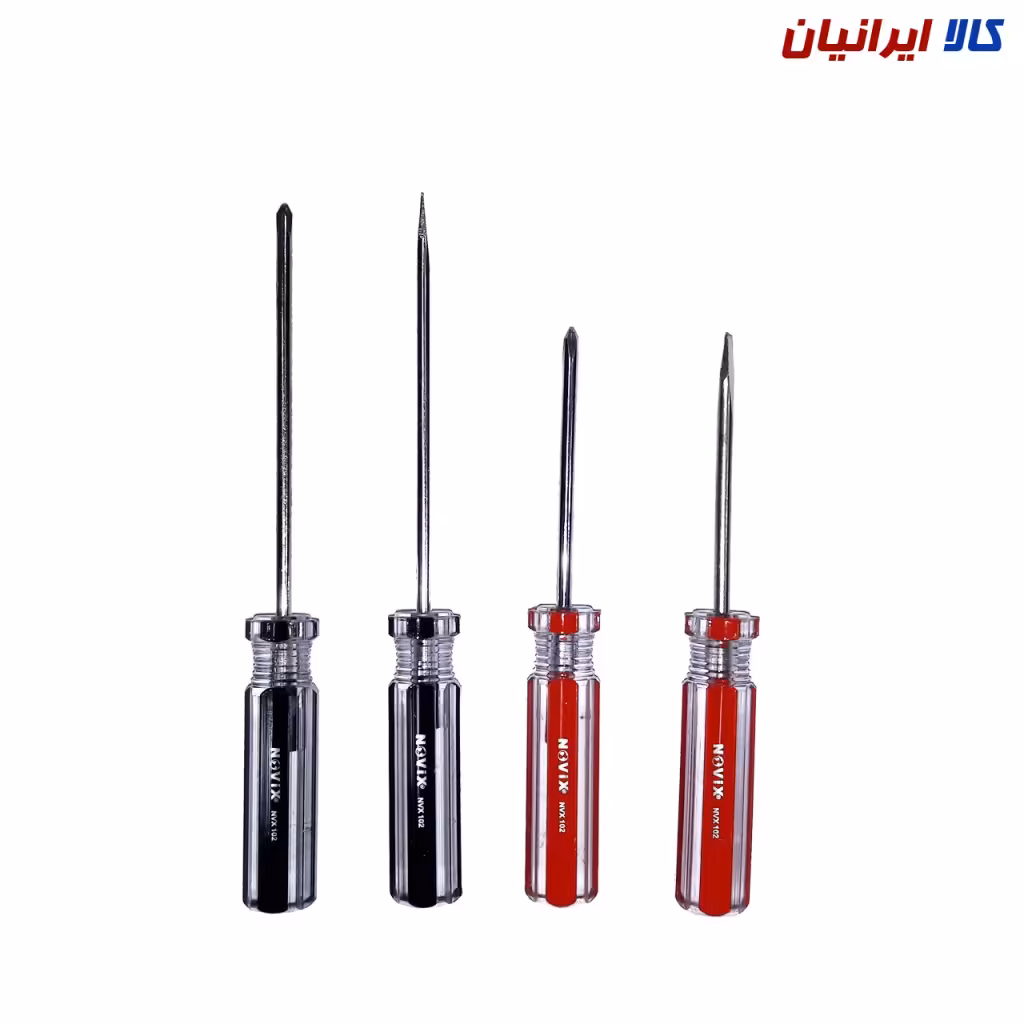 مجموعه 4 عددی پیچ گوشتی Novix