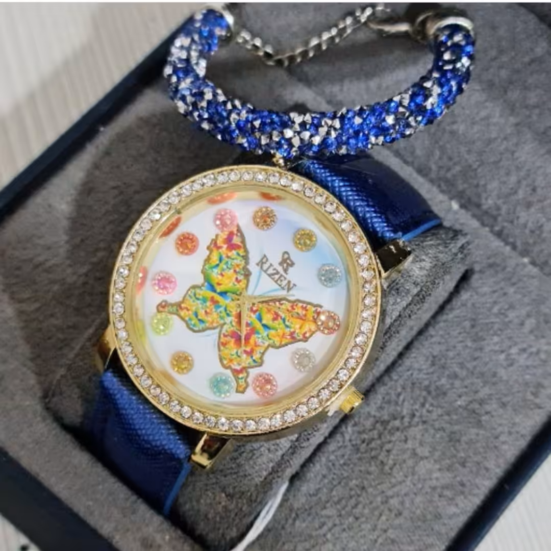 ساعت مچی به همراه دستبند