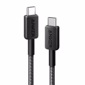 کابل تبدیل Type-C به Type-C انکر مدل Anker 322 USB-C to USB-C A81F5 طول 0.9 متر