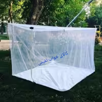 پشه بند کفه دار حریر  4تا6 نفره سایز 2در3