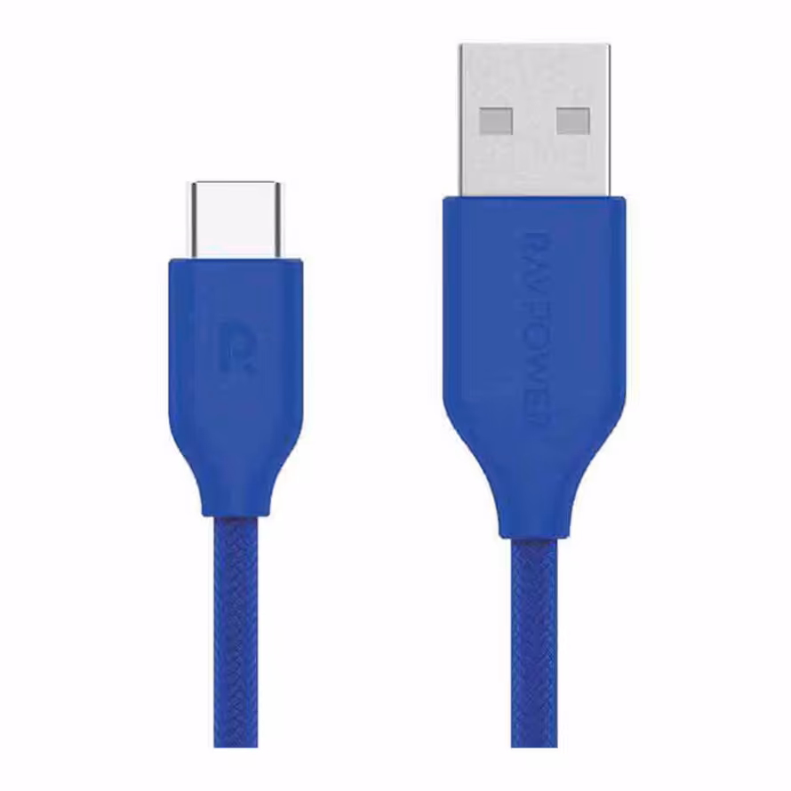 کابل 0.9 متری Type-C راوپاور RP-CB017 Blue
