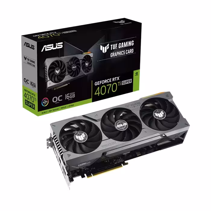 کارت گرافیک ایسوس TUF Gaming GeForce RTX 4070 Ti SUPER OC Edition 16GB