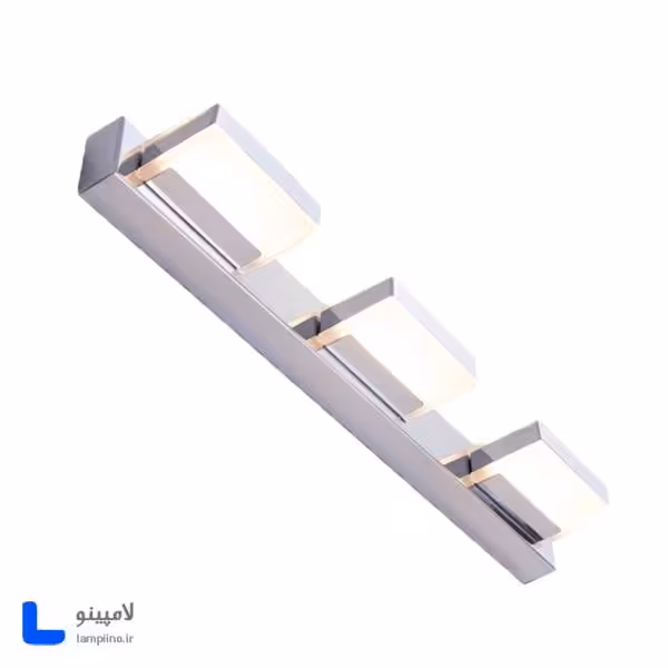 چراغ دیواری بالا آینه و بالا تابلو روشا نقره ای 48 cm مدل A48-3