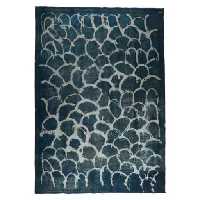 فرش دستبافت رنگ شده هفت و نیم متری مدل وینتج کد 1405142(فروش چکی 6 ماهه با کد تخفیف farshgereh)