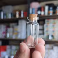 خرید عمده شیشه ویال پیرکس درب چوبی بسته 60 عددی با ارسال رایگان