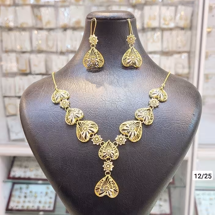 گردنبند و گوشواره نقره5