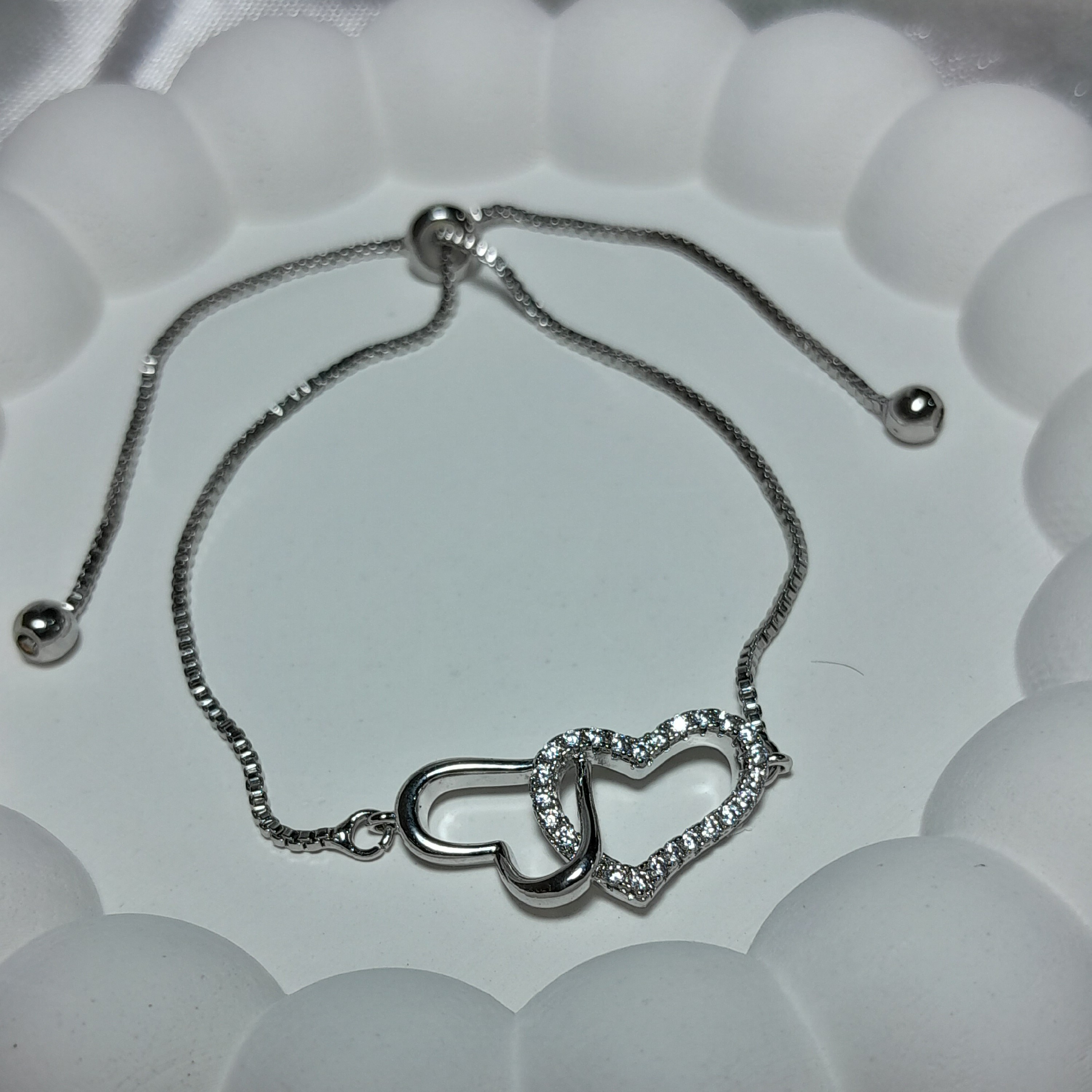 دستبند قلبی جفت قلبysx