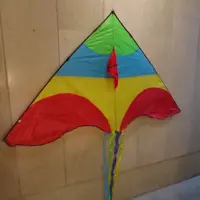 کایت مدل دلتا رنگارنگ بزرگ مخصوص نوجوانان و بزرگسالان 