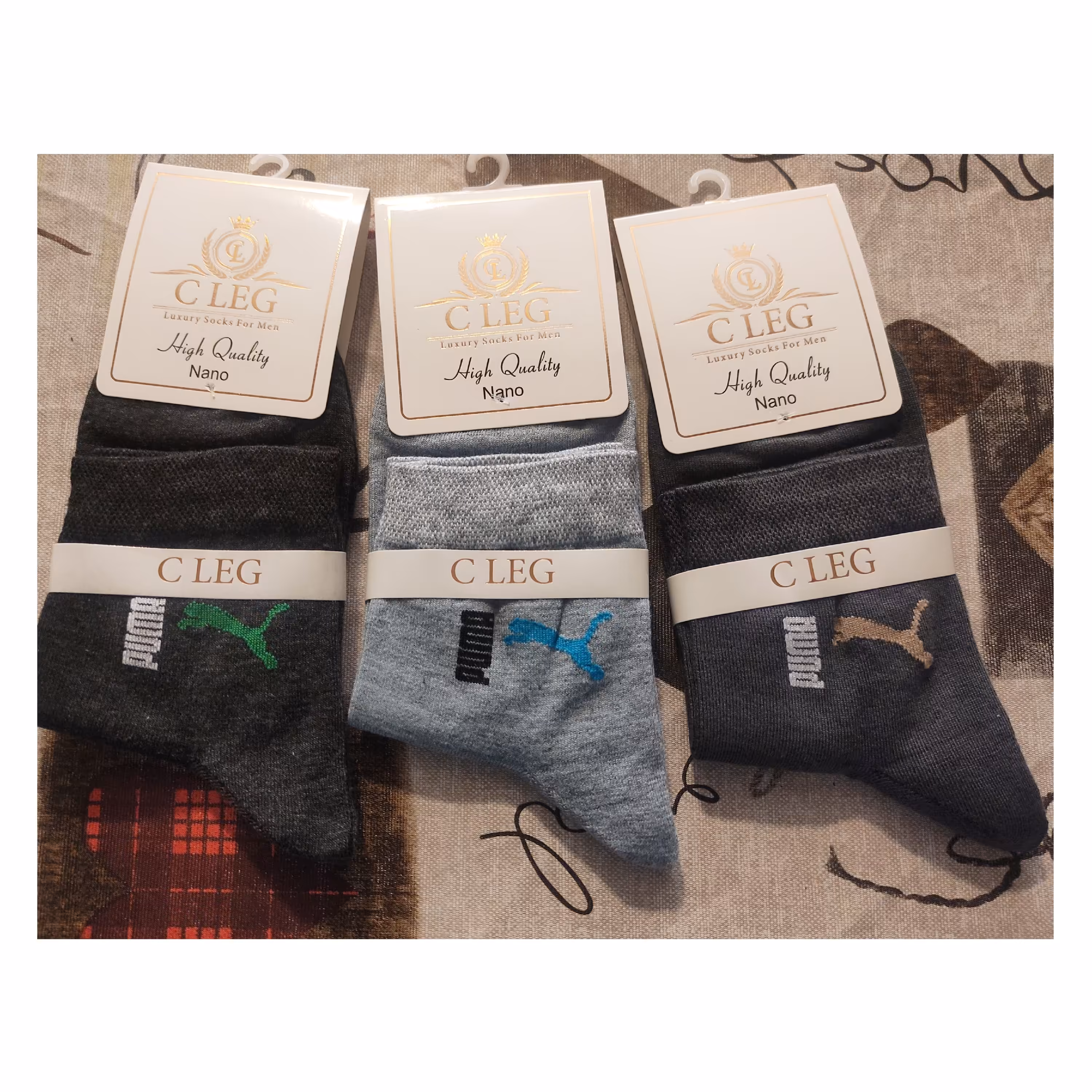 جوراب نیم ساق طرح پوما پک 12عددی