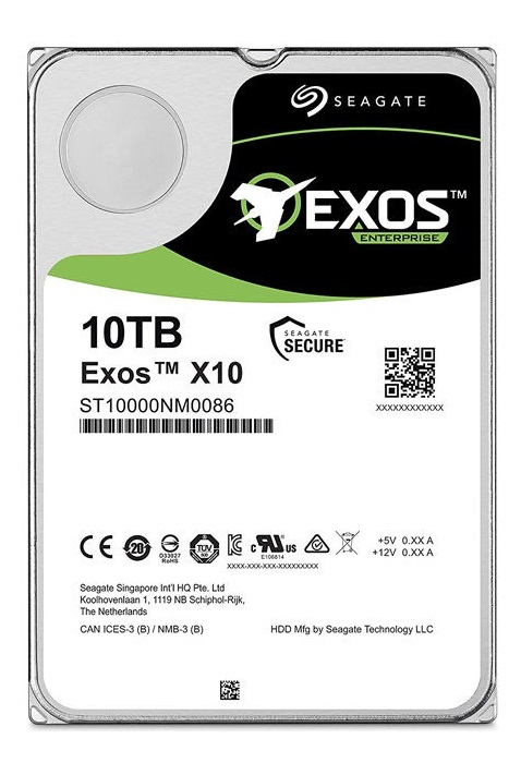 هارد دیسک اینترنال سیگیت مدل Exos ST10000NM0086 با ظرفیت 10 ترابایت