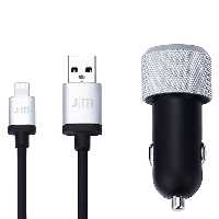 شارژر فندکی جاست موبایل مدل Highway Max به همراه کابل لایتنینگ - Hiapple.ir