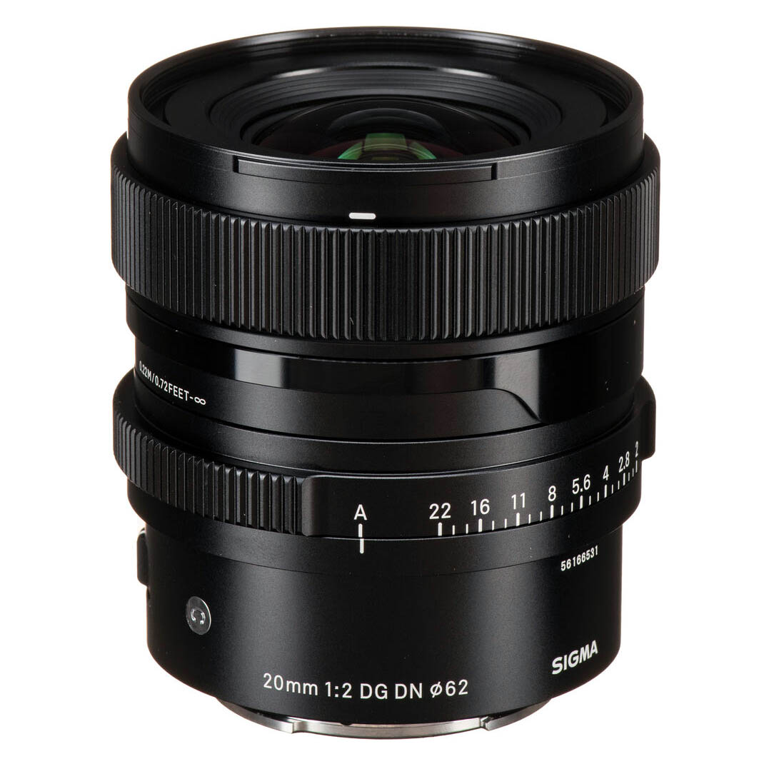 لنز سیگما Sigma 20mm f/2 DG DN Contemporary برای مانت سونی
