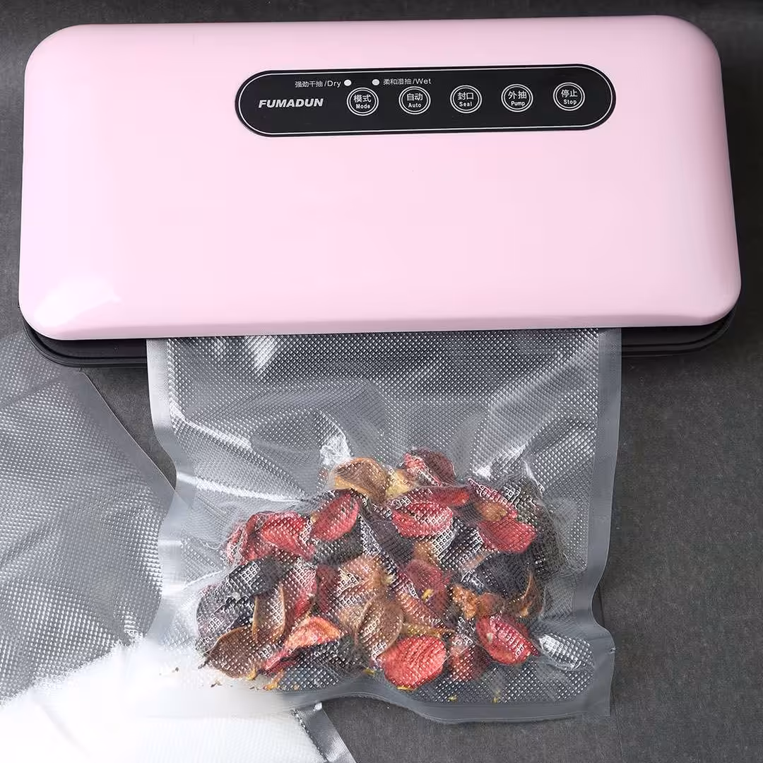 دستگاه تخلیه هوا و بسته بندی مواد غذایی