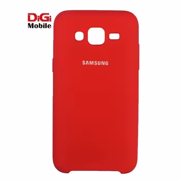 کاور گوشی سامسونگ Samsung J500 -J5 2015 سیلیکونی اورجینال رنگ قرمز