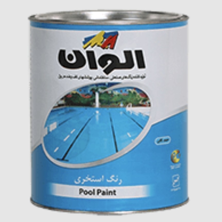رنگ استخری پایه حلالی آبی الوان حجم 946 میلی لیتر