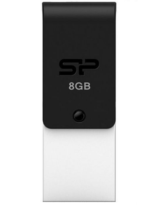 فلش مموری OTG USB سیلیکون پاور مدل ایکس 21 - 8 گیگابایت