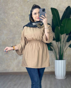 مانتو اسپرت کمرکش ابروبادی