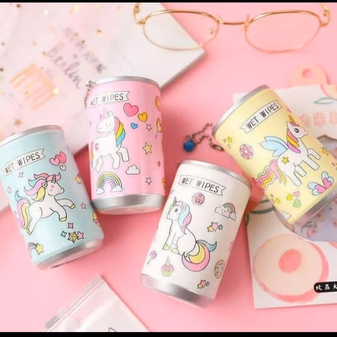 دستمال مرطوب طرح قوطی  